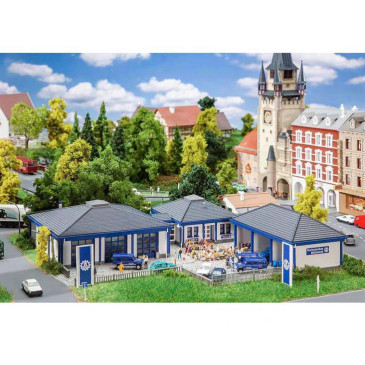 Bâtiment de la THW avec garage - Faller 222222