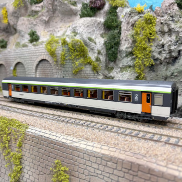 Voiture Corail VTU B10tu, logo Nouille, SNCF - LSMODELS E103
