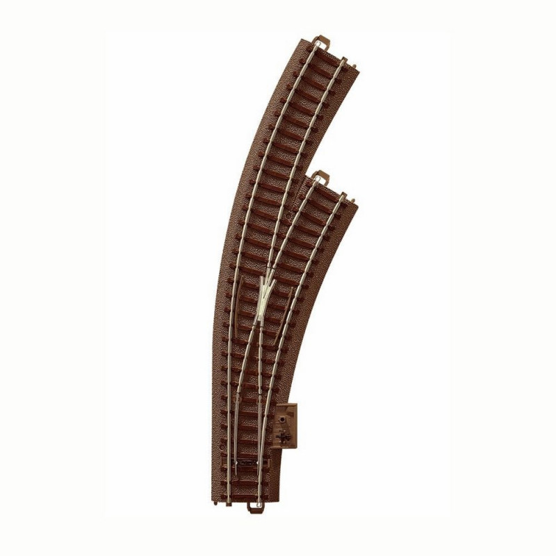 Aiguillage Droit à Gauche Train Miniature HO 1/87 - LQ1132, Rail Droit 153mm - Occasion Bon état
