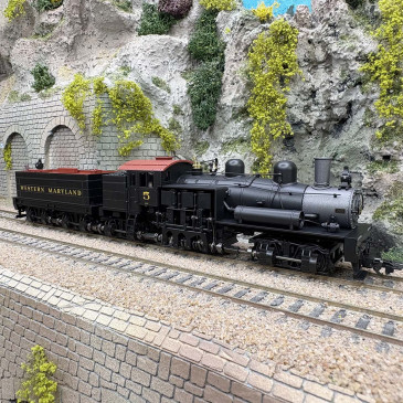 Locomotive à vapeur type Shay, N°5, Western Maryland, USA - MARKLIN 38700