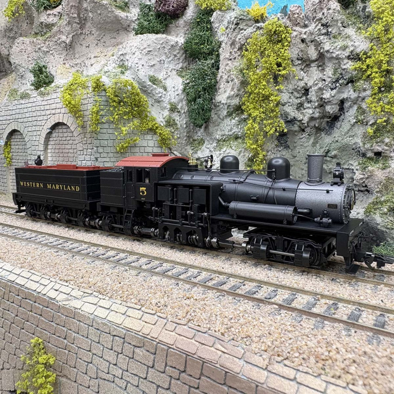 Locomotive à vapeur type Shay, N°5, Western Maryland, USA - MARKLIN 38700