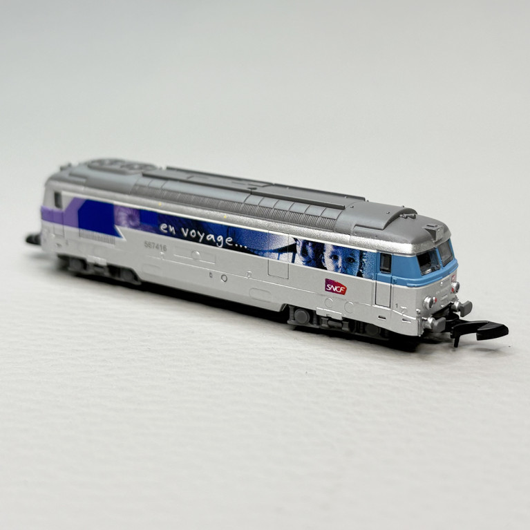 Locomotive diesel BB 67416, En voyage, SNCF - AZAR MODELS L01-EV1A