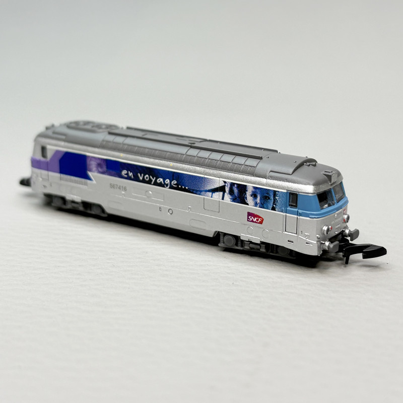 Locomotive diesel BB 67416, En voyage, SNCF - AZAR MODELS L01-EV1D