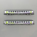 2 voitures Corail Vtu Intercités, 2 x 2CL, SNCF - AZAR MODELS V01-ICP2