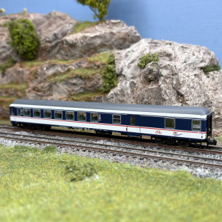 Wagon Minitrix 1855 - Voiture Bduu 497.2 - Ep. VI - Rail Service - Échelle N