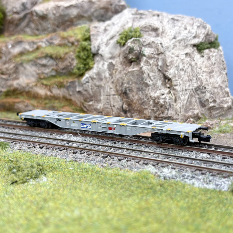 Wagon porte conteneurs type Sgns, CFF Cargo (SBB) - MINITRIX 18600
