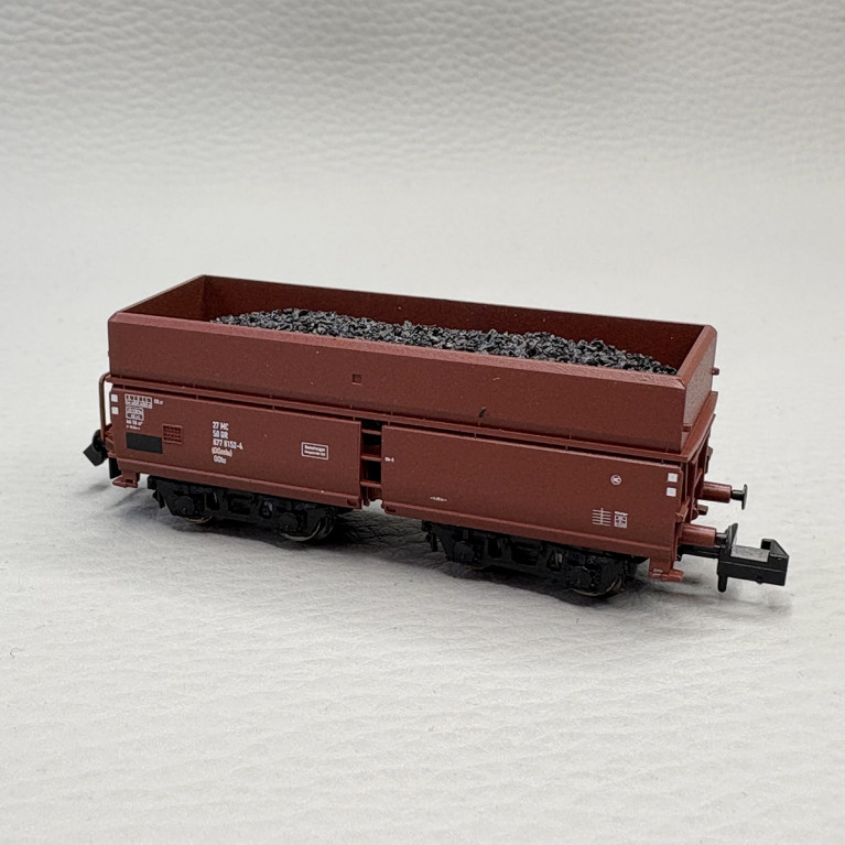 Wagon trémie type OOtu 6778, transport de charbon, DR - MINITRIX 18953