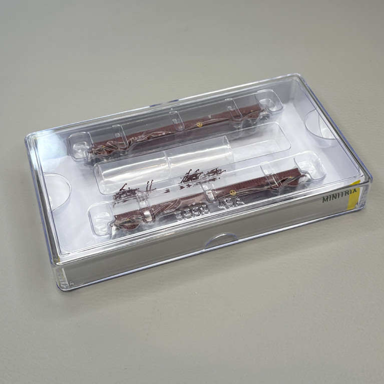 2 wagons plats à ranchers type Uas, INFRA, SNCF - MINITRIX 18290