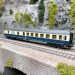 Voiture BDms, mixte 2CL / fourgon à bagages, DB - MARKLIN 43953