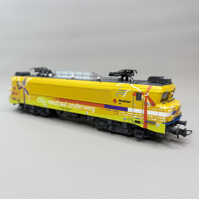 Locomotive électrique 1756 avec porte conteneurs, Strukton Rail - ROCO 7510117