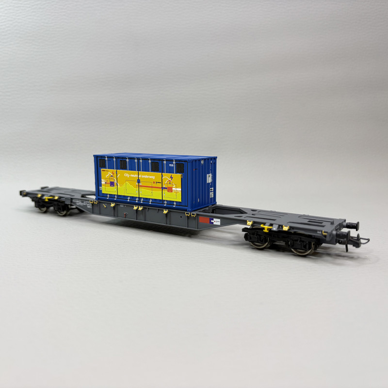 Locomotive électrique 1756 avec porte conteneurs, Strukton Rail - ROCO 7510117