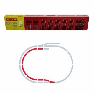 Set d’extension B rails Jouef / Hornby  -HO-1/87-HORNBY JOUEF R8222