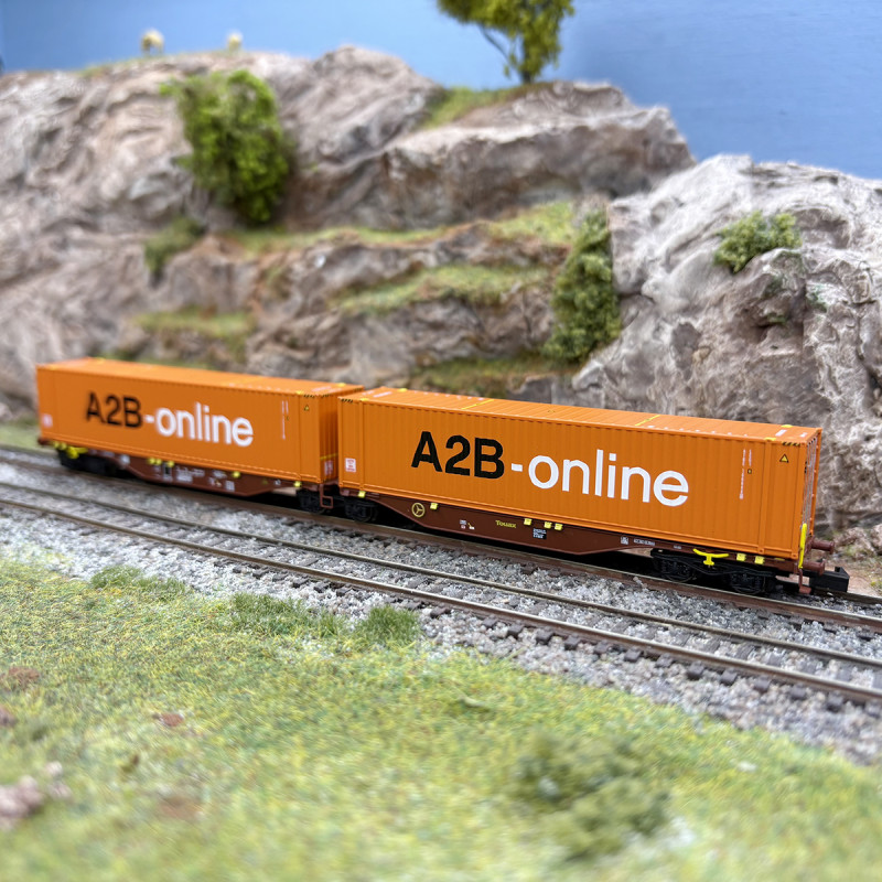 Fourgon à Bagages Dd2 R3M échelle N (1/160) - Train Miniature Français Résine époque 4