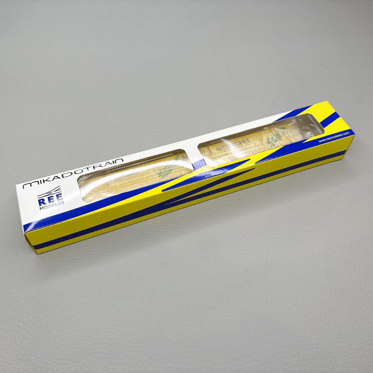 Wagon porte conteneurs Sggmrss 90, Wascosa - REE NW-233