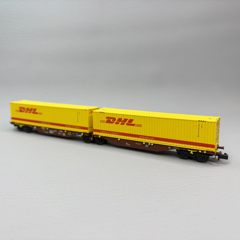 Wagon porte conteneurs Sggmrss 90, TOUAX - REE NW-236