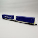 Wagon porte conteneurs Sggmrss 90, AEE - REE NW-328