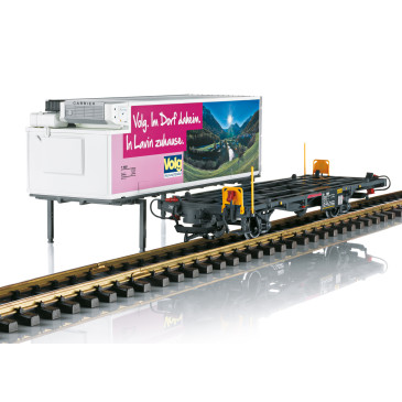 Wagon porte conteneur réfrigéré, Volg, RhB, Ep. VI - LGB 46896