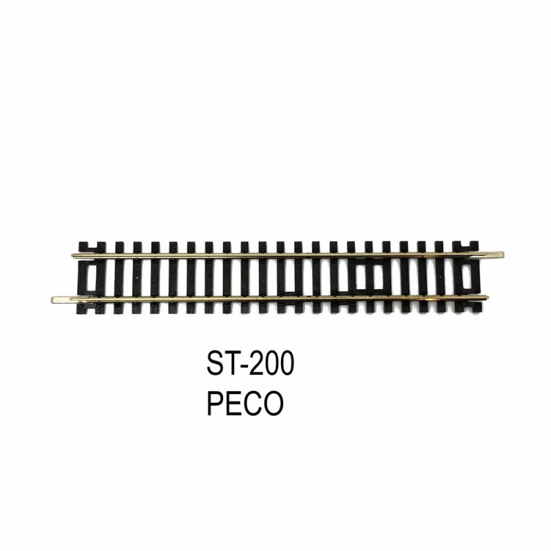 Rail Setrack droite long 168mm code 100-HO-1/87-PECO ST-200