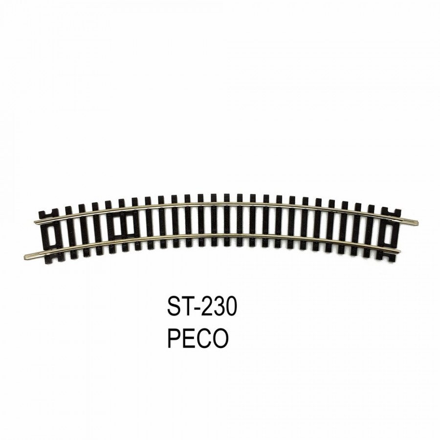 Rail Setrack courbe R3 505mm 22.5° code 100-HO-1/87-PECO ST-230