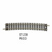 Rail Setrack courbe R4  812.80mm 11.25° code 100-HO-1/87-PECO ST-238