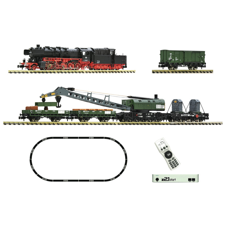 Coffret de départ locomotive à vapeur avec grue de dépannage, Ep. IV, digital – FLEISCHMANN 5170004