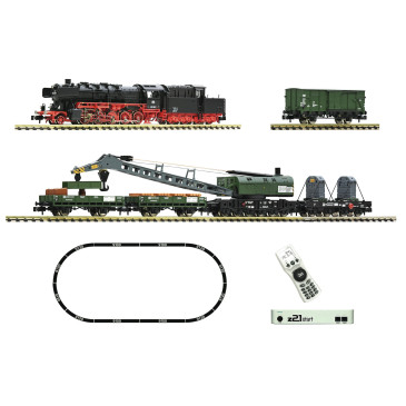 Coffret de départ locomotive à vapeur avec grue de dépannage, Ep. IV, digital – FLEISCHMANN 5170004