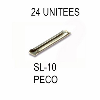 Rail Streamline 24 éclisses métallique code 100-HO-1/87-PECO SL-10