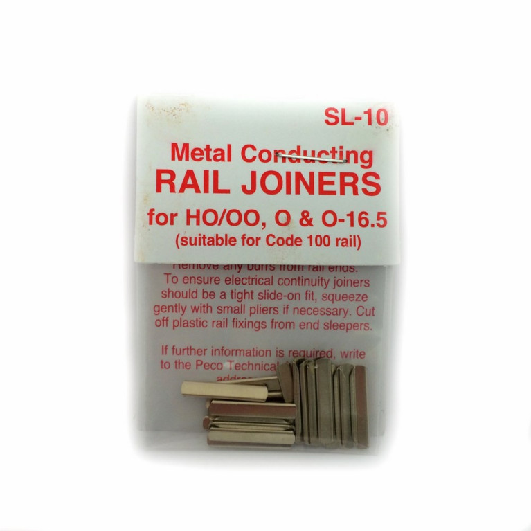 Rail Streamline 24 éclisses métallique code 100-HO-1/87-PECO SL-10