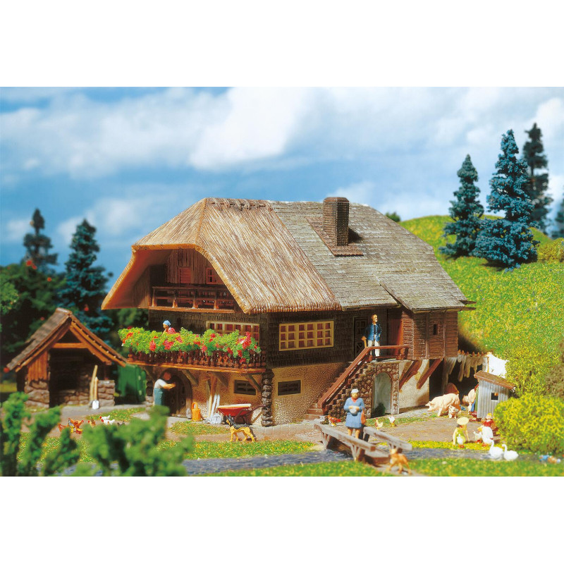 Faller 222224 – Commerce Agricole – Bâtiment Miniature Pour Réseau Ferroviaire – Détails Réalistes