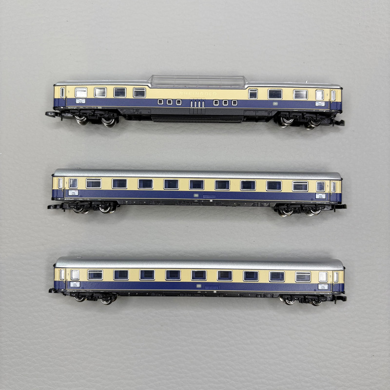3 voitures du "Rheingold" 2, DB - MARKLIN 87266