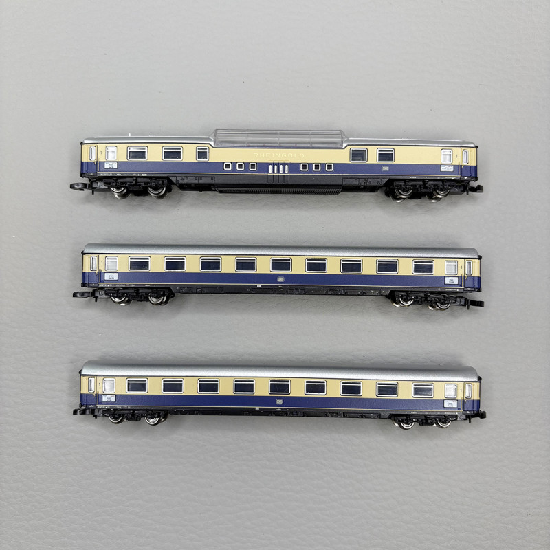 3 voitures du "Rheingold" 2, DB - MARKLIN 87266