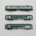3 voitures, 2 voitures 3CL et un fourgon à bagages, SNCB - FLEISCHMANN 6260054