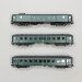 3 voitures, 2 voitures 3CL et un fourgon à bagages, SNCB - FLEISCHMANN 6260054