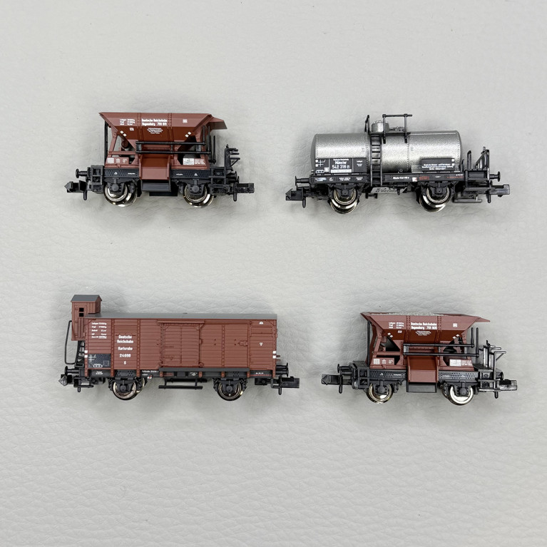 4 wagons de marchandises, DRG - FLEISCHMANN 6660120