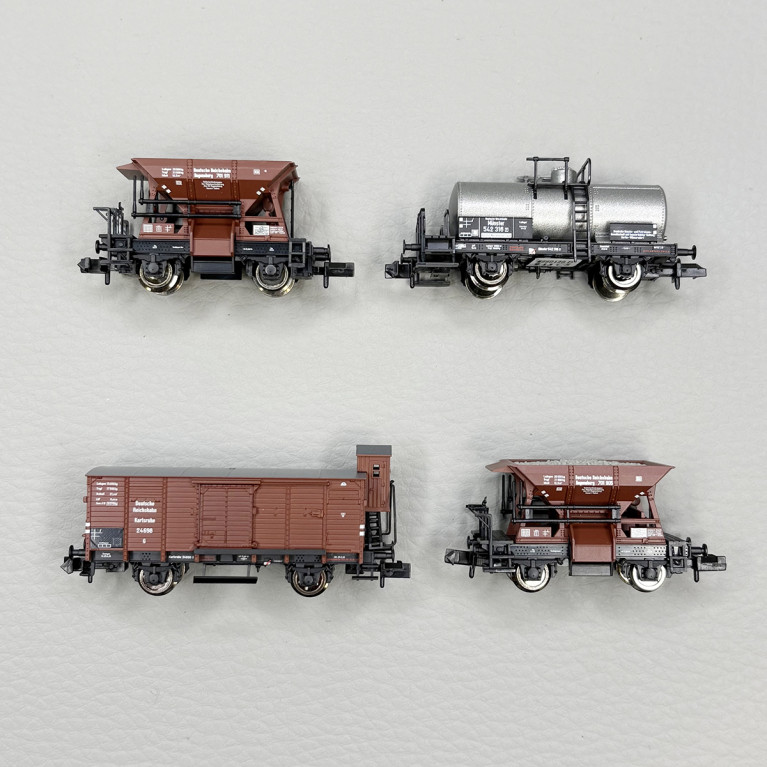 4 wagons de marchandises, DRG - FLEISCHMANN 6660120