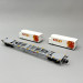 Wagon porte conteneurs type Sgns, "COOP", CFF Cargo (SBB) - MINITRIX 15495