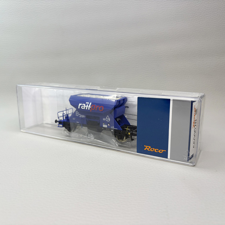 Wagon trémie type Fccpps, transport de gravier, Railpro - ROCO 6600070