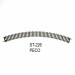 Rail Setrack double courbe R2 438mm angle 45°-HO-1/87-PECO ST-226