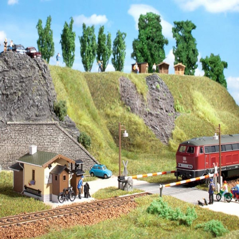 Passage à niveau Faller 120173 ho pour modélisme ferroviaire