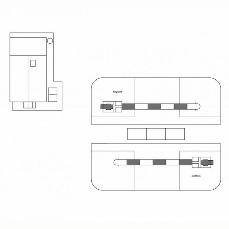 Passage à niveau une voie manuel + maison garde barrières- ho-1/87-AUHAGEN  11345