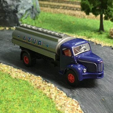 Camion Berliet GLR 8  citerne Azur -HO-1/87-BREKINA 2614