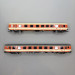 2 voitures, Bmpz 2CL et ABp mixte 1/2CL, "Arlberg Express", ÖBB - ROCO 6200079