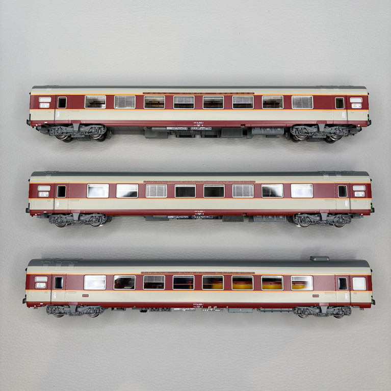 Voitures grand confort SNCF "Etendard" - LSMODELS 40084DC - HO 1/87