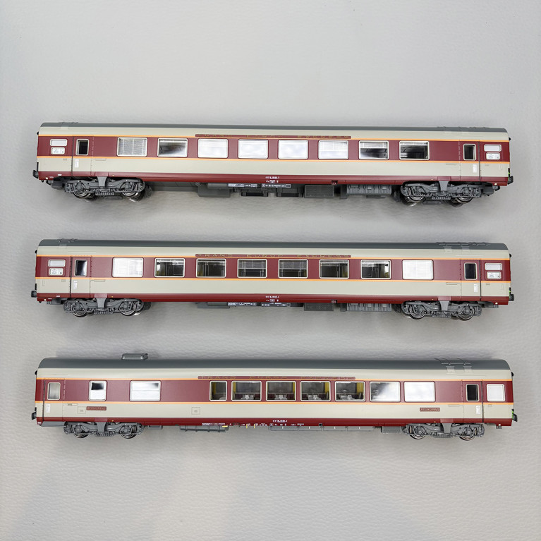 Voitures grand confort SNCF "Etendard" - LSMODELS 40085DC - HO 1/87