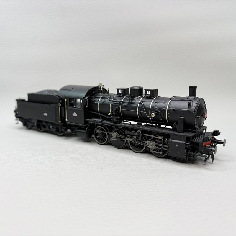 Locomotive à vapeur 2-040-D-65, "Calais", livrée noire, SNCF - JOUEF HJ2417