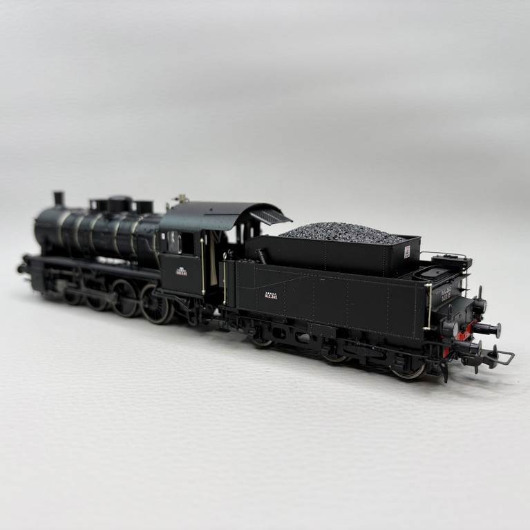 Locomotive à vapeur 2-040-D-65, "Calais", livrée noire, SNCF - JOUEF HJ2417