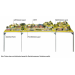 Cadre aluminium extension droite ou gauche 100 x 140 cm - NOCH 62210 - HO 1/87