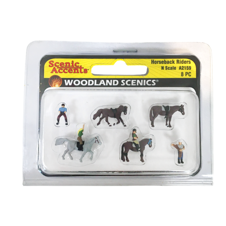 Cavaliers et Chevaux-N 1/160-WOODLAND SCENICS A2159