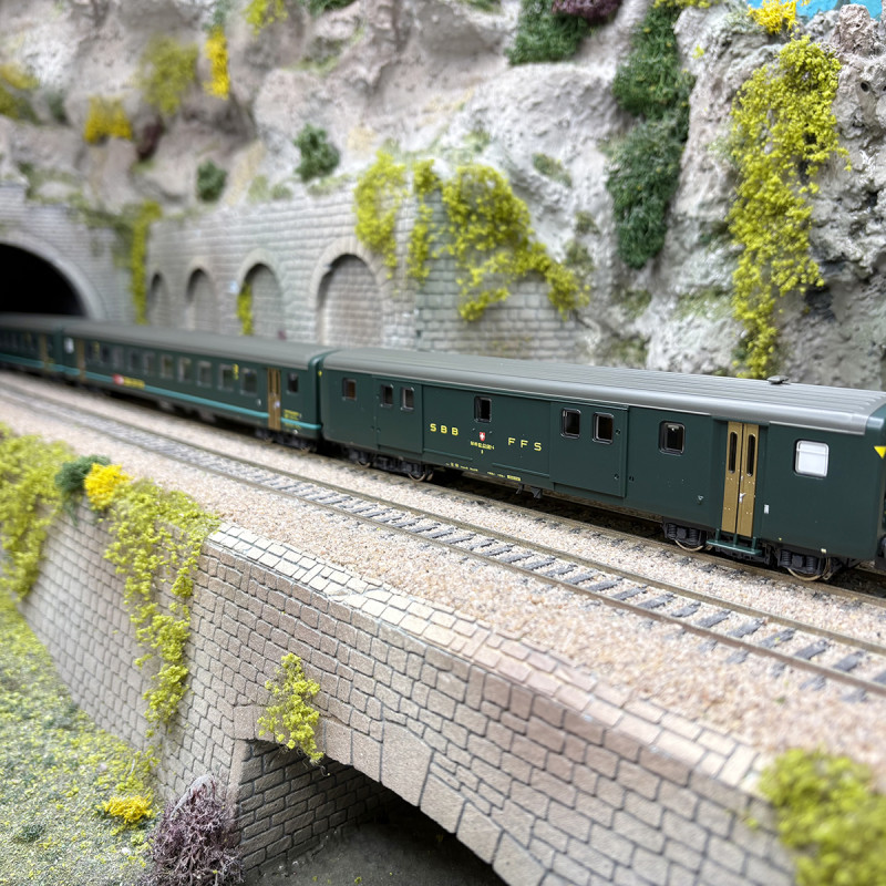 Fourgon Voyageurs OBB Type 28 - Modélisme Ferroviaire HO - Roco 60312 - Époque 3 - Occasion Très Bon état