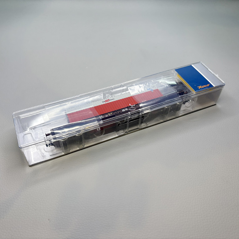Wagon porte conteneur T3 type Sdgmns, "Rail Cargo Austria", ÖBB - ROCO 67598